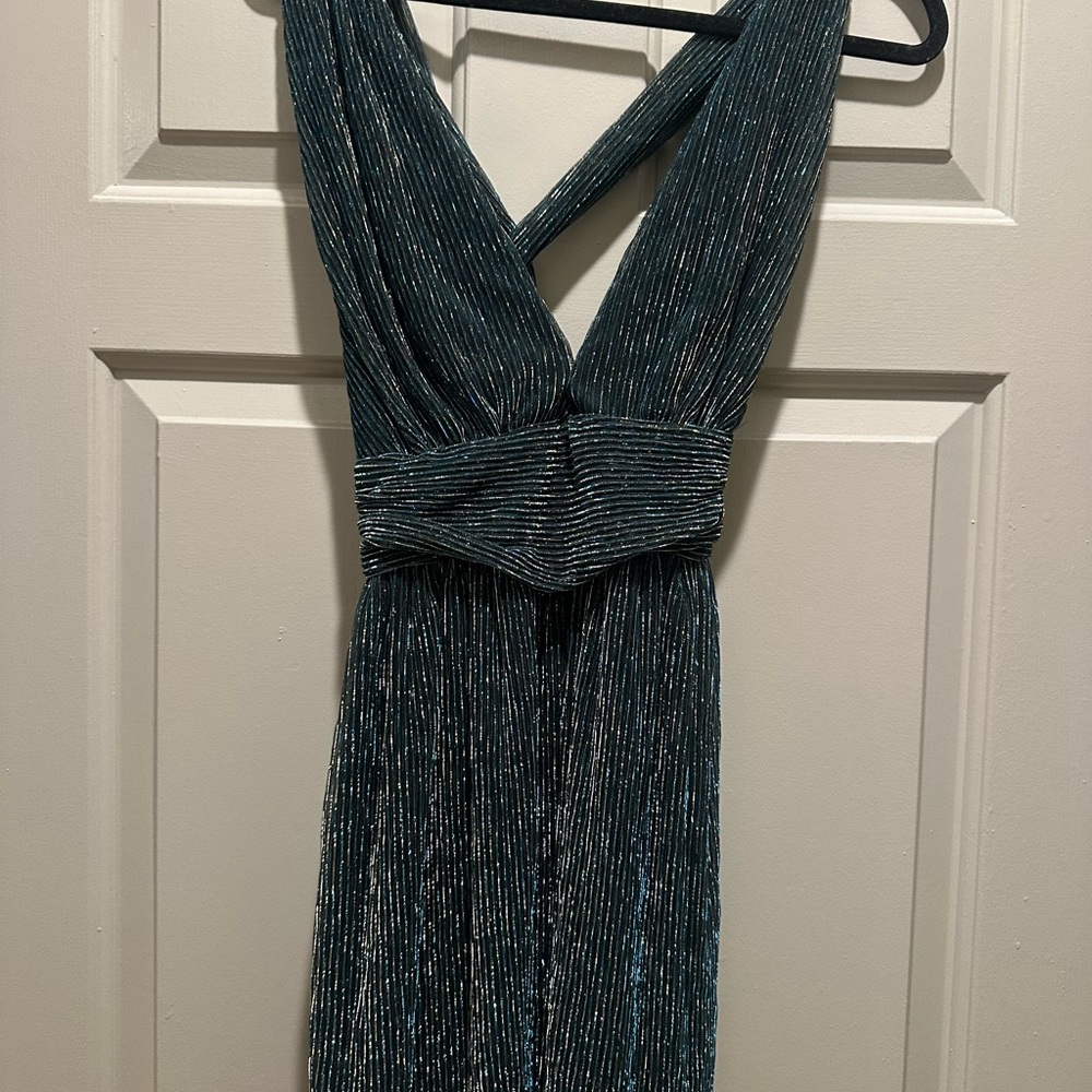 Lulus Elegant Teal Evening Dress